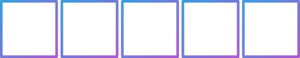Representação de um vetor como uma fileira horizontal de quadrados, cada um correspondendo a uma posição do array