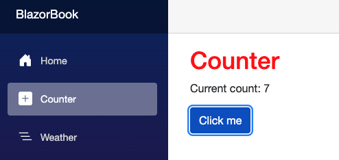 Ferramentas do navegador exibindo as mensagens trocadas pelo WebSocket do SignalR durante a interação com o Counter