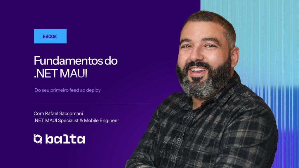 Capa do eBook gratuito de Fundamentos do .NET MAUI do balta.io, útil para quem vai publicar aplicativo na Microsoft Store