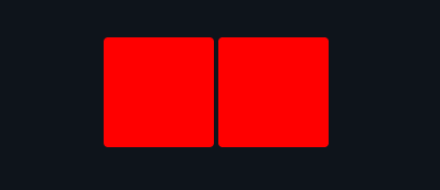 Dois quadrados vermelhos lado a lado, o da esquerda em sRGB e o da direita em Display P3, mais intenso