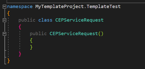 Interface do serviço de CEP gerada automaticamente pelo template com o método Execute