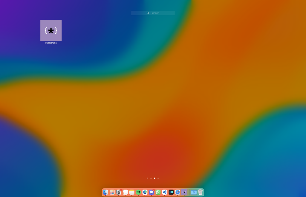 Launchpad do macOS exibindo o ícone do app instalado entre os demais aplicativos
