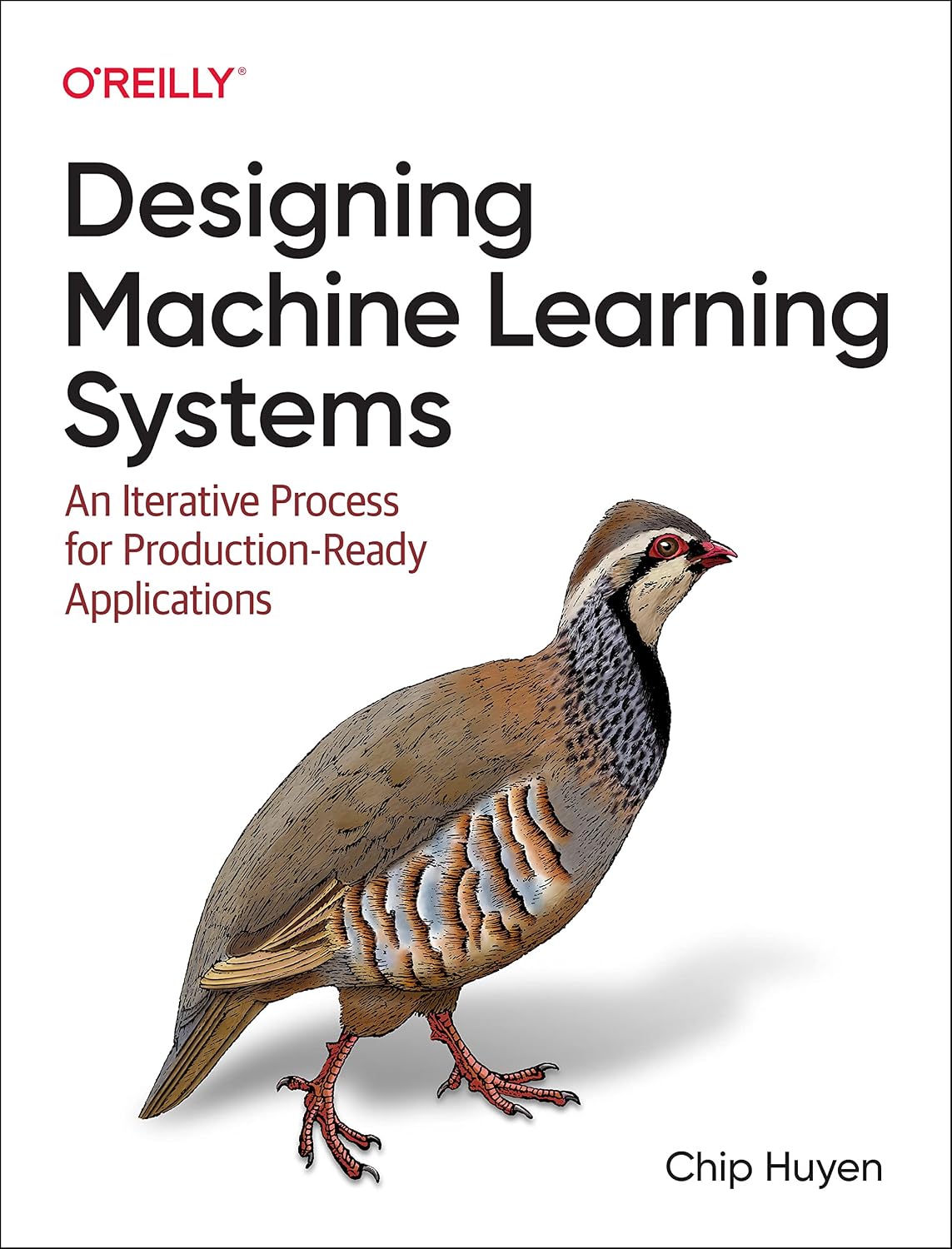 Capa do livro Designing Machine Learning Systems, de Chip Huyen