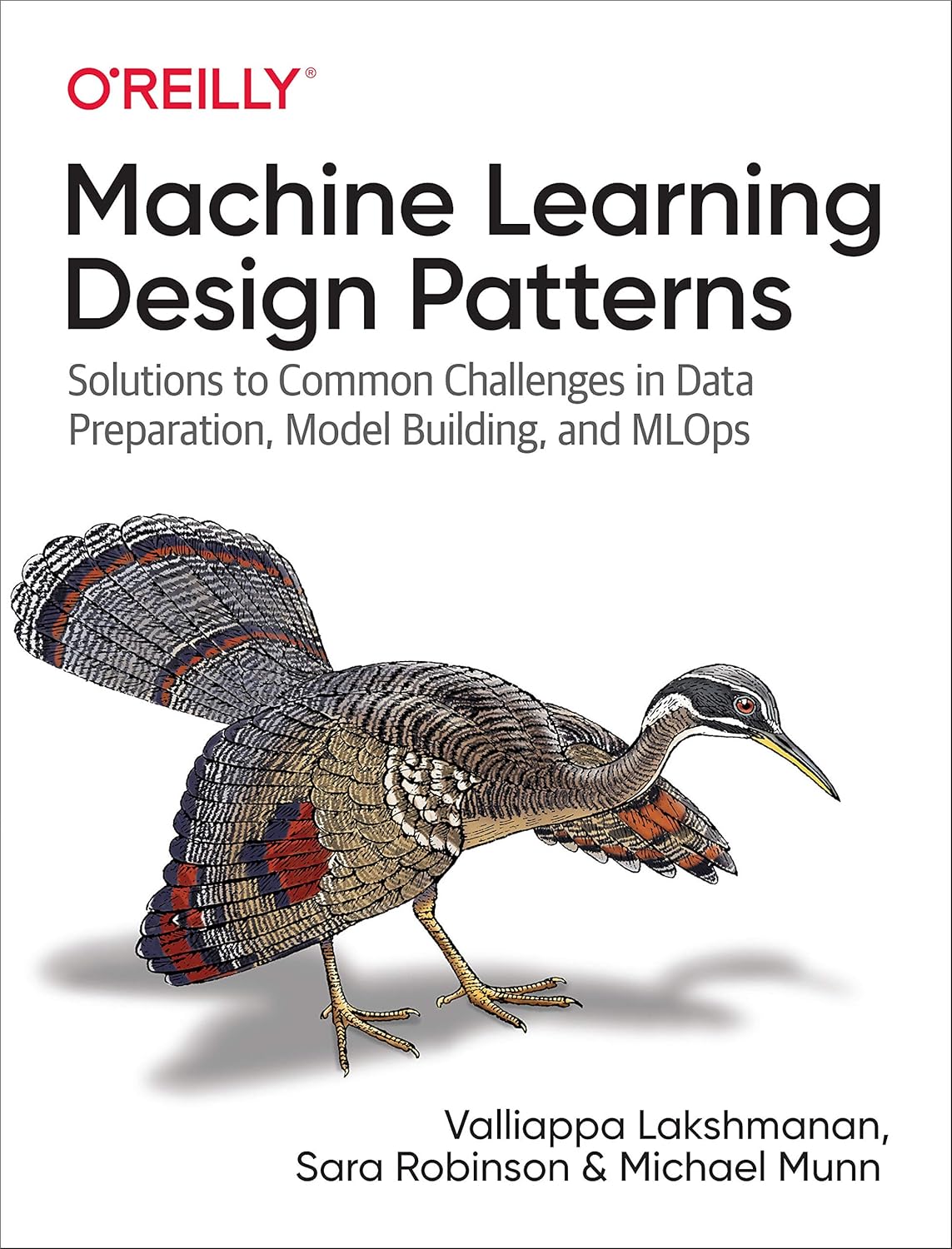 Capa do livro Machine Learning Design Patterns, um catálogo de referência entre os livros de engenharia de IA