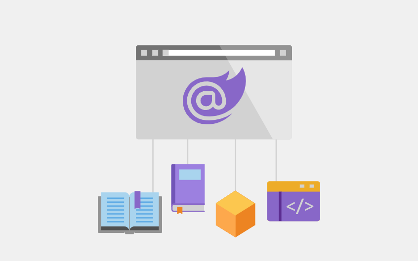 Novo template Blazor Web App do Blazor no .NET 8 sendo criado a partir do comando dotnet new blazor