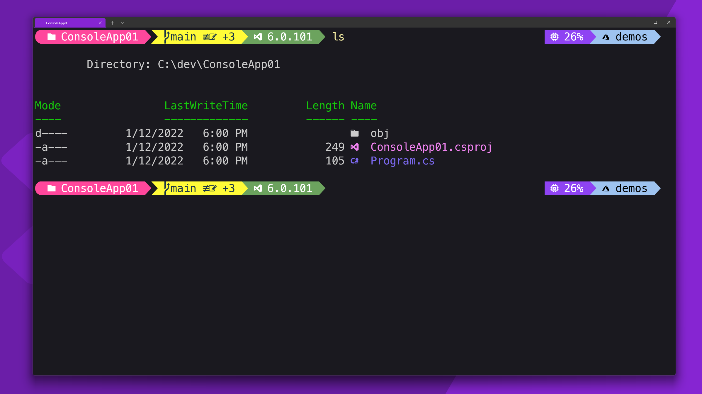 Windows Terminal - balta