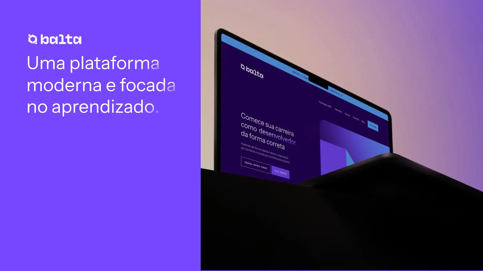 Uma plataforma moderna e focada no aprendizado