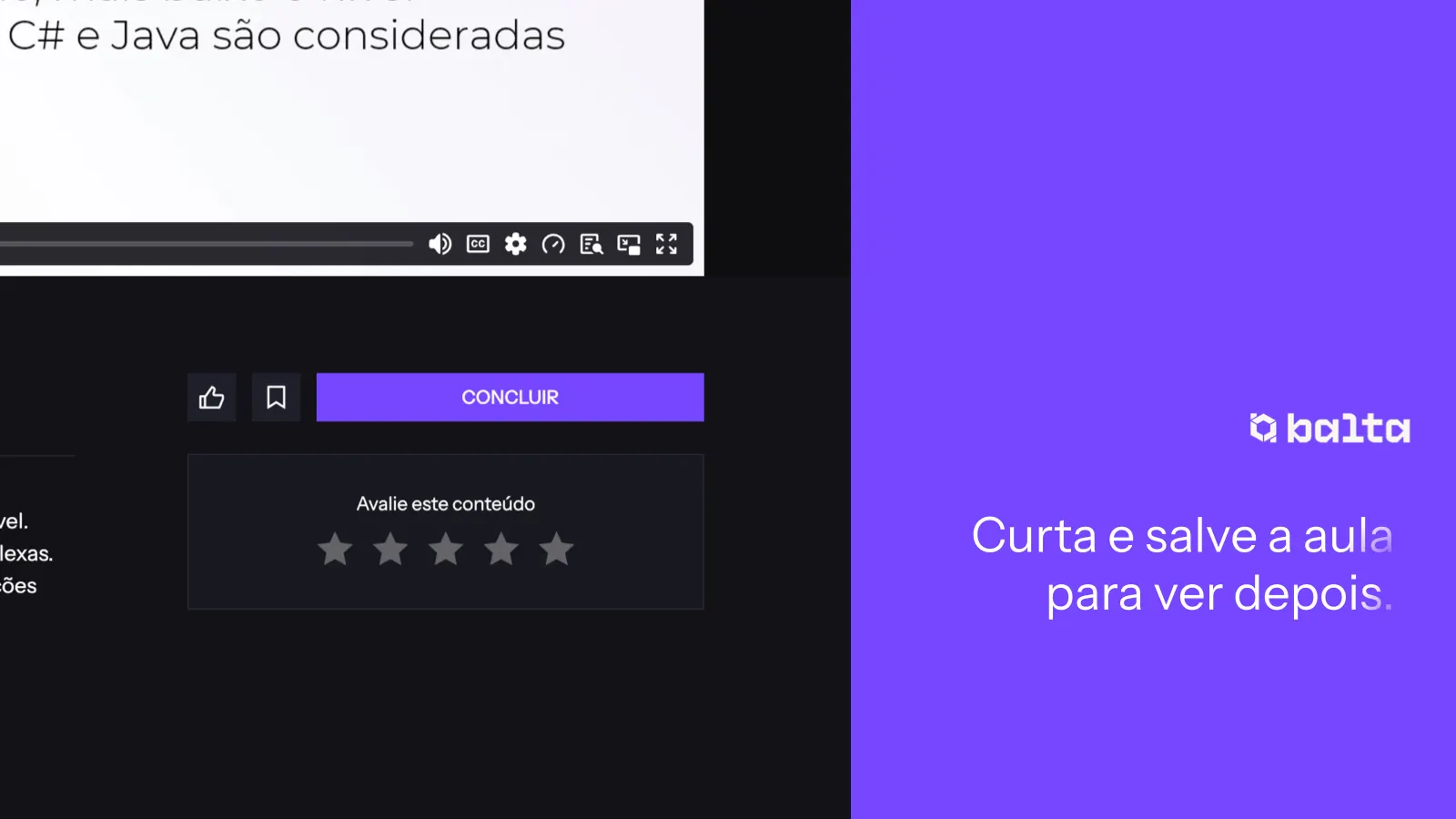 Curta e salve a aula para ver depois