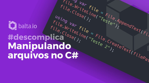Manipulação de arquivos no C#