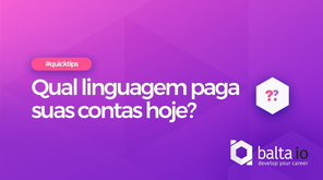 Qual linguagem paga suas contas hoje?